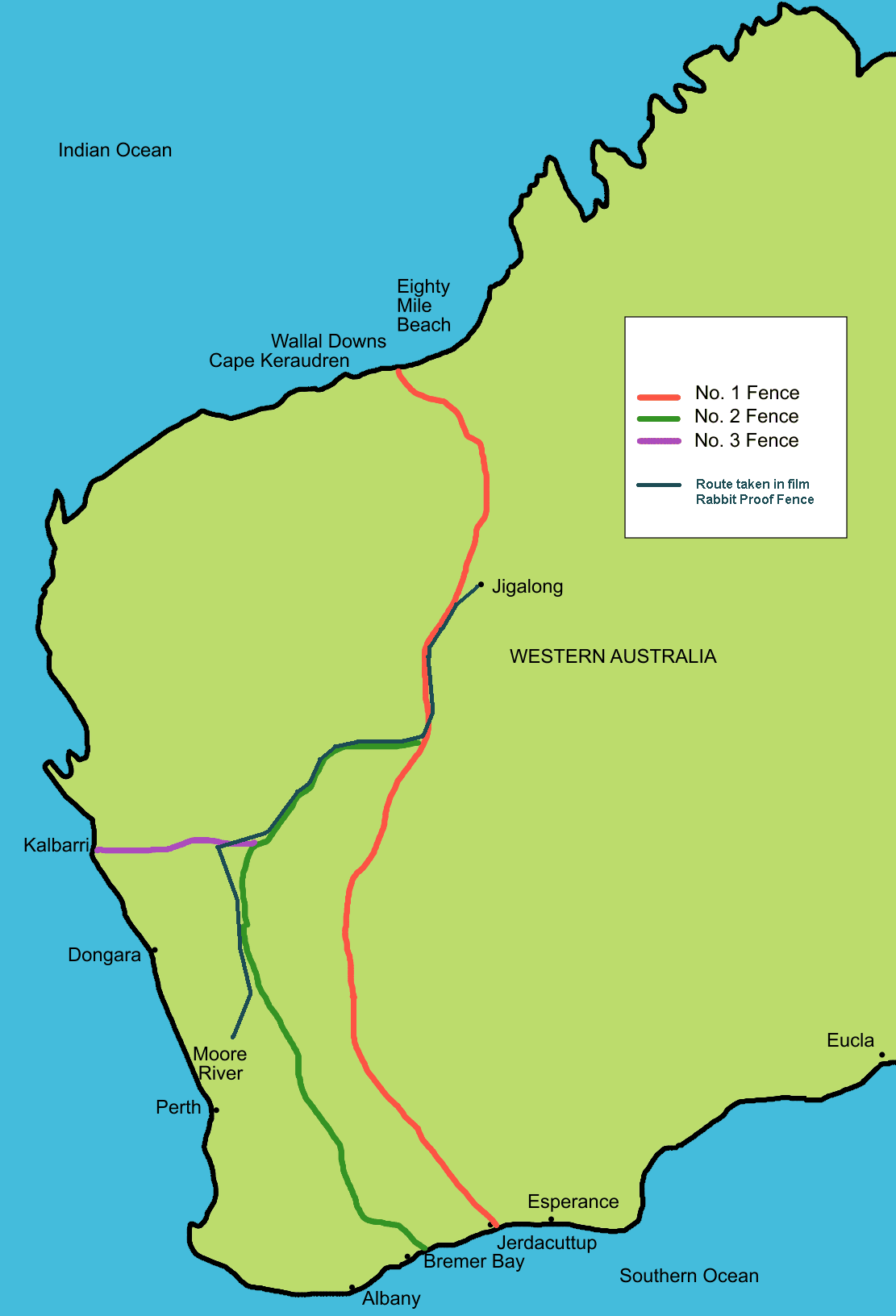 Rabbit_proof_fence_map_showing_route